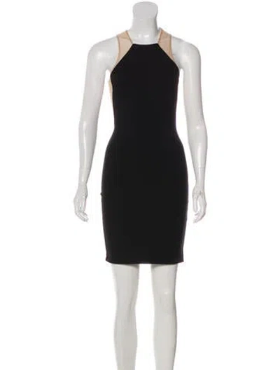 Pre-owned Mason Square Neckline Mini Dress W/ Tags In Black