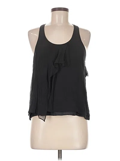 Pre-owned Mason Tank Top Black Halter Neckline Tops