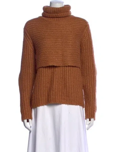 Pre-owned Mason Turtleneck Sweater In Brown