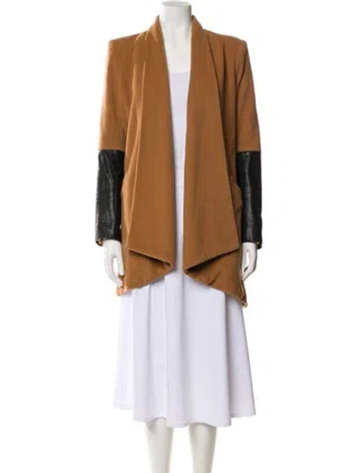 Pre-owned Mason Virgin Wool Coat In Brown