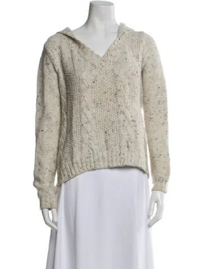 Pre-owned Mason V-neck Sweater In Neutral