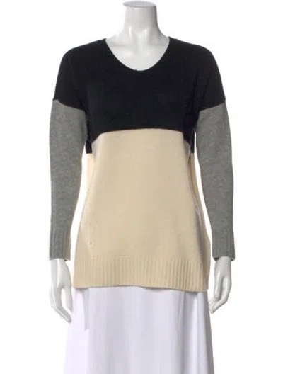 Pre-owned Mason Wool Colorblock Pattern Sweater