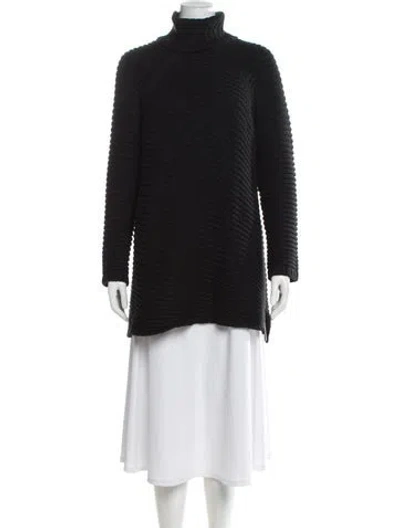 Pre-owned Mason Wool Turtleneck Sweater In Black