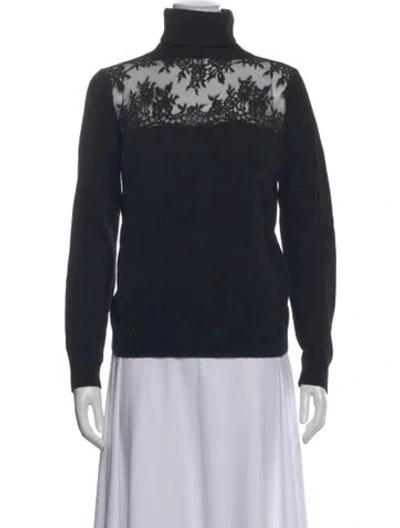 Pre-owned Mason Wool Turtleneck Sweater In Black