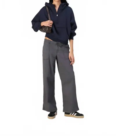 Mason's Asher Half Zip Top In Blue