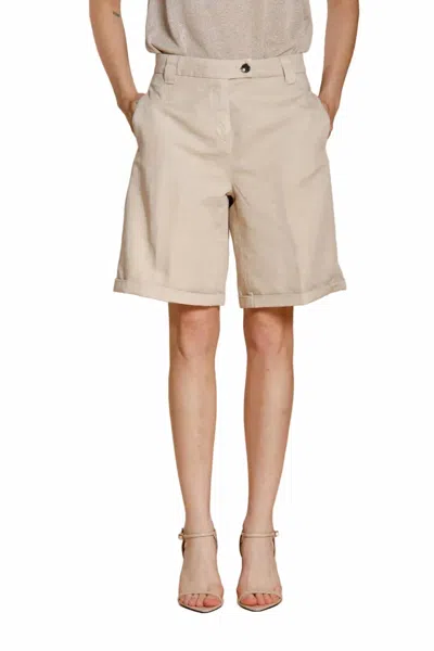 Mason's Brigitte Bermuda Short In Chalk In Neutral