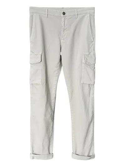 Mason's Button-fastening Cargo Trousers In Neutral