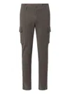 Mason's Cargo-pocket Buttoned Trousers In Green