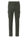 Mason's Cargo-pocket Panelled Trousers In Green