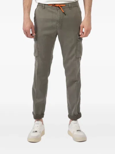 Mason's Cargo Pocket Trousers In Green