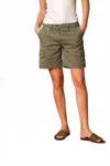 Mason's Chile Cargo Bermuda Short In Military Green In Green