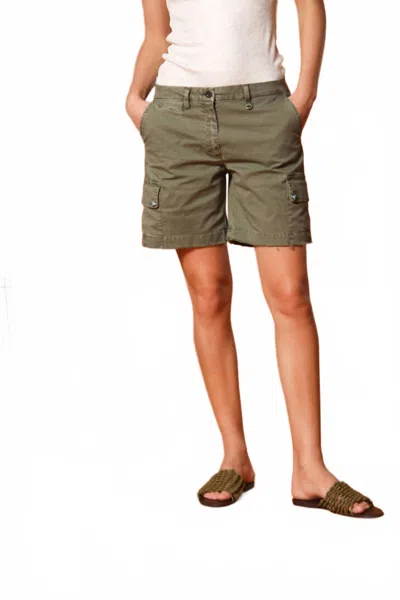 Mason's Chile Cargo Bermuda Short In Military Green