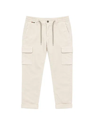 Mason's Chile Drawstring-waist Cargo Pants In Neutral