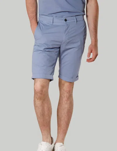 Mason's Cotton Stretch Short In Azure In Blue