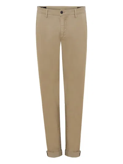 Mason's Cuffed Trousers In Neutral