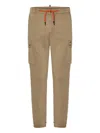 Mason's Drawstring Cargo Trousers In Brown