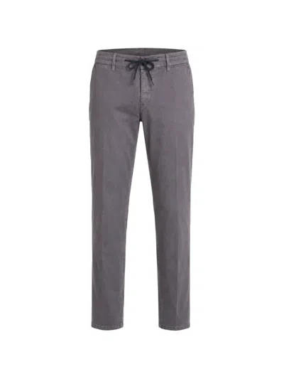 Mason's Drawstring Chino Pants In Gray