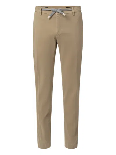 Mason's Drawstring Trousers In Brown