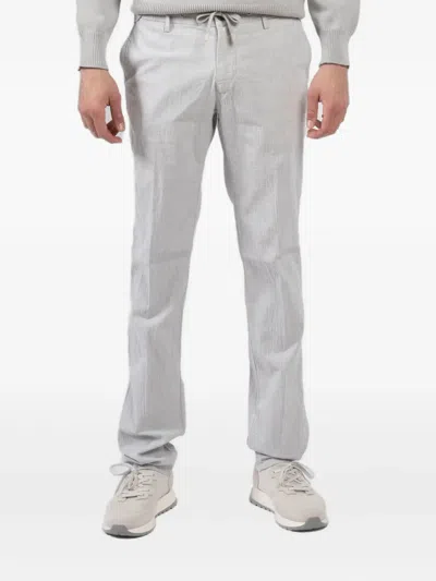Mason's Drawstring Trousers In Gray