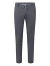 Mason's Drawstring-waist Trousers In Gray