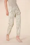 Mason's Evita Camo Pants In Stone In Multi