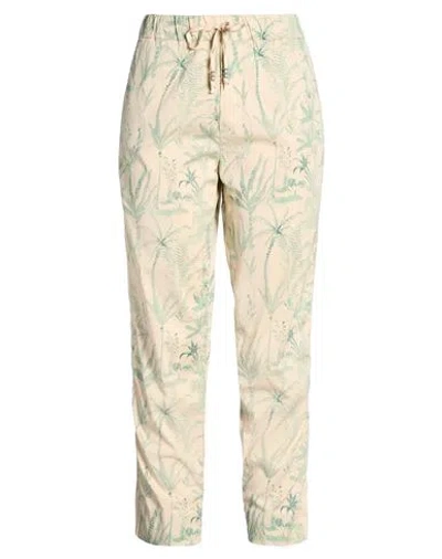 Mason's Icon Woman Pants Sand Size 12 Cotton, Elastane