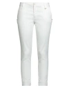 Mason's Icon Woman Pants White Size 6 Lyocell, Lycra In White