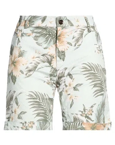 Mason's Icon Woman Shorts & Bermuda Shorts Light Green Size 4 Cotton, Elastane