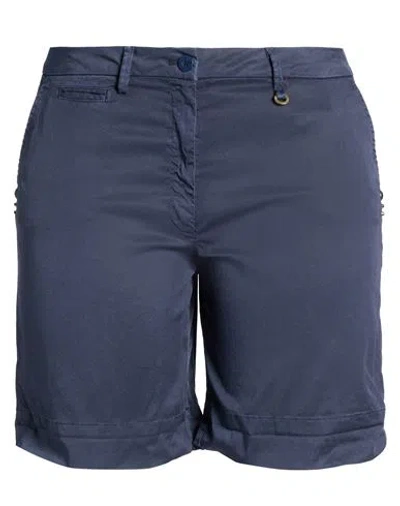 Mason's Icon Woman Shorts & Bermuda Shorts Midnight Blue Size 10 Lyocell, Lycra In Multi