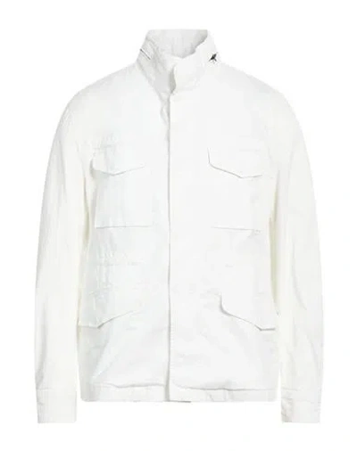 Mason's Man Jacket White Size 40 Cotton, Elastane