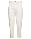 Mason's Man Pants Beige Size 34 Cotton, Elastane In Beige