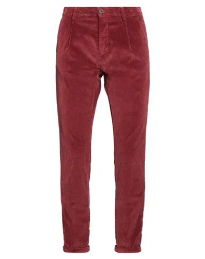 Mason's Man Pants Brick Size 32 Cotton, Lyocell, Elastane In Red