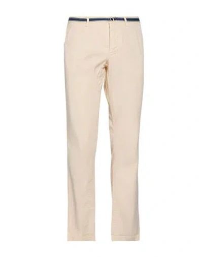 Mason's Man Pants Cream Size 44 Cotton, Lyocell, Elastane In White