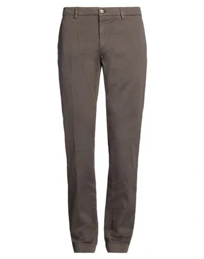Mason's Man Pants Grey Size 34 Cotton, Modal, Elastane In Brown