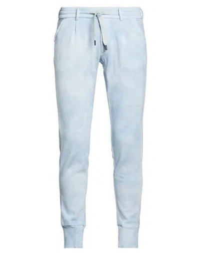 Mason's Man Pants Light Blue Size 36 Cotton, Polyamide