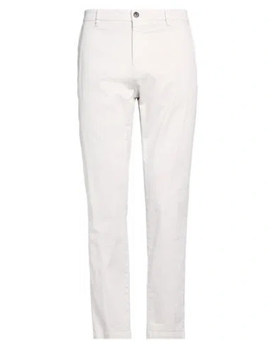 Mason's Man Pants Light Grey Size 38 Cotton, Lyocell, Elastane In Gray