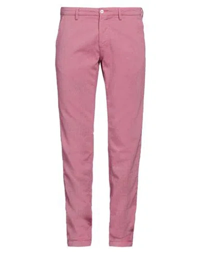Mason's Man Pants Magenta Size 34 Cotton, Elastane In Purple