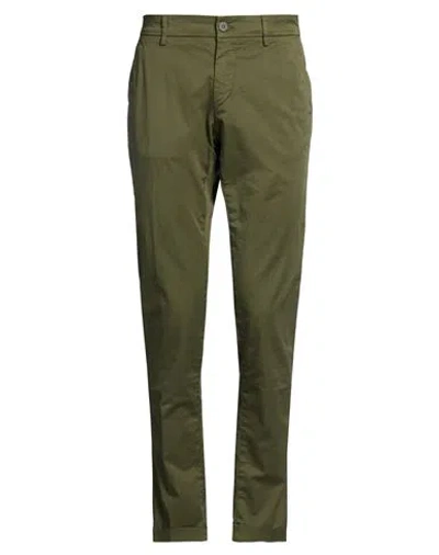 Mason's Man Pants Military Green Size 32 Cotton, Elastane