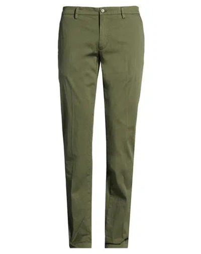 Mason's Man Pants Military Green Size 36 Cotton, Elastane