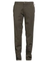 Mason's Man Pants Military Green Size 38 Cotton, Elastane In Green