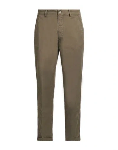 Mason's Man Pants Military Green Size 38 Cotton, Elastane