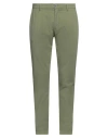 Mason's Man Pants Military Green Size 42 Cotton, Elastane