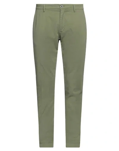 Mason's Man Pants Military Green Size 42 Cotton, Elastane