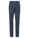 Mason's Man Pants Navy Size 28 Cotton, Elastane In Navy Blue
