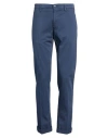 Mason's Man Pants Navy Size 30 Cotton, Elastane In Blue