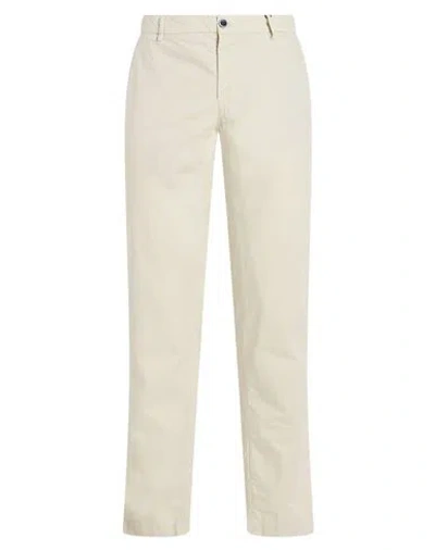 Mason's Man Pants Off White Size 36 Cotton, Elastane In Neutral