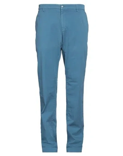 Mason's Man Pants Pastel Blue Size 44 Cotton, Elastane