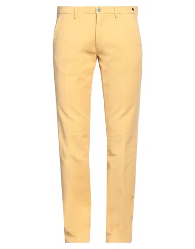 Mason's Man Pants Pastel Yellow Size 42 Cotton, Elastane