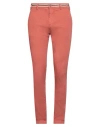 Mason's Man Pants Rust Size 30 Cotton, Elastane In Red
