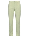 Mason's Man Pants Light Green Size 34 Cotton, Elastane In Sage Green